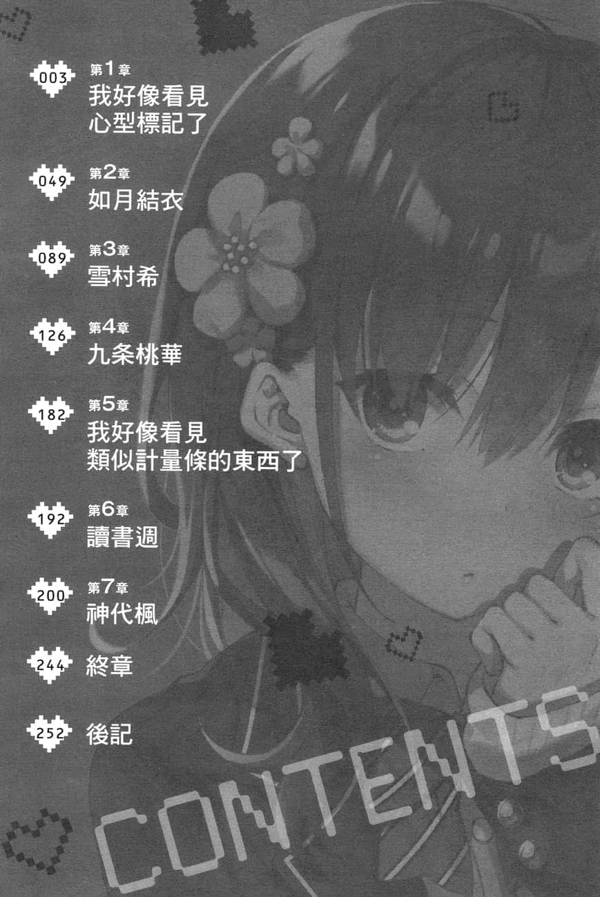关于能看见好感度后，发现女主角的数值已达满分这件事小说插图（7）