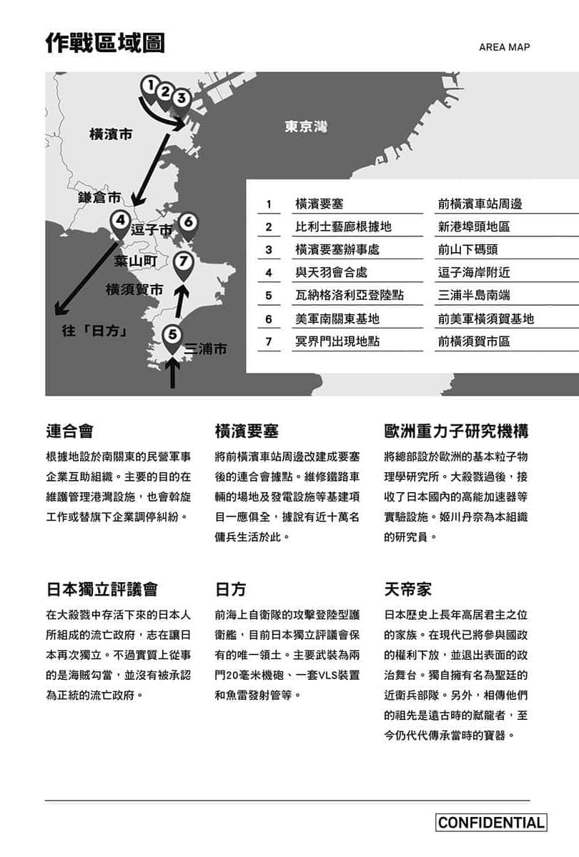 《虛位王權》2 龍與碧藍深海之間 人物檔案和設定插圖（7）