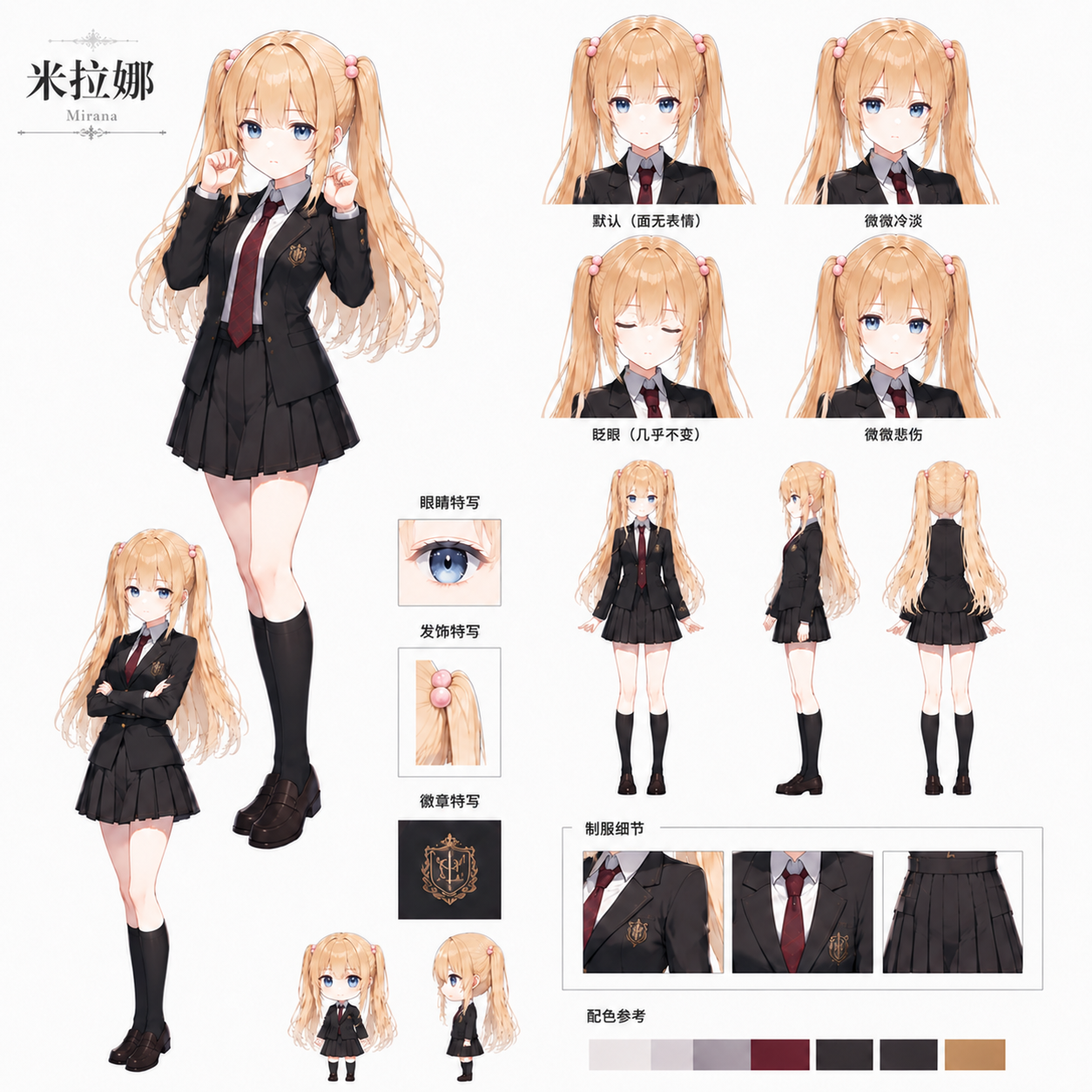《镜本无心》1 人设图插图（3）