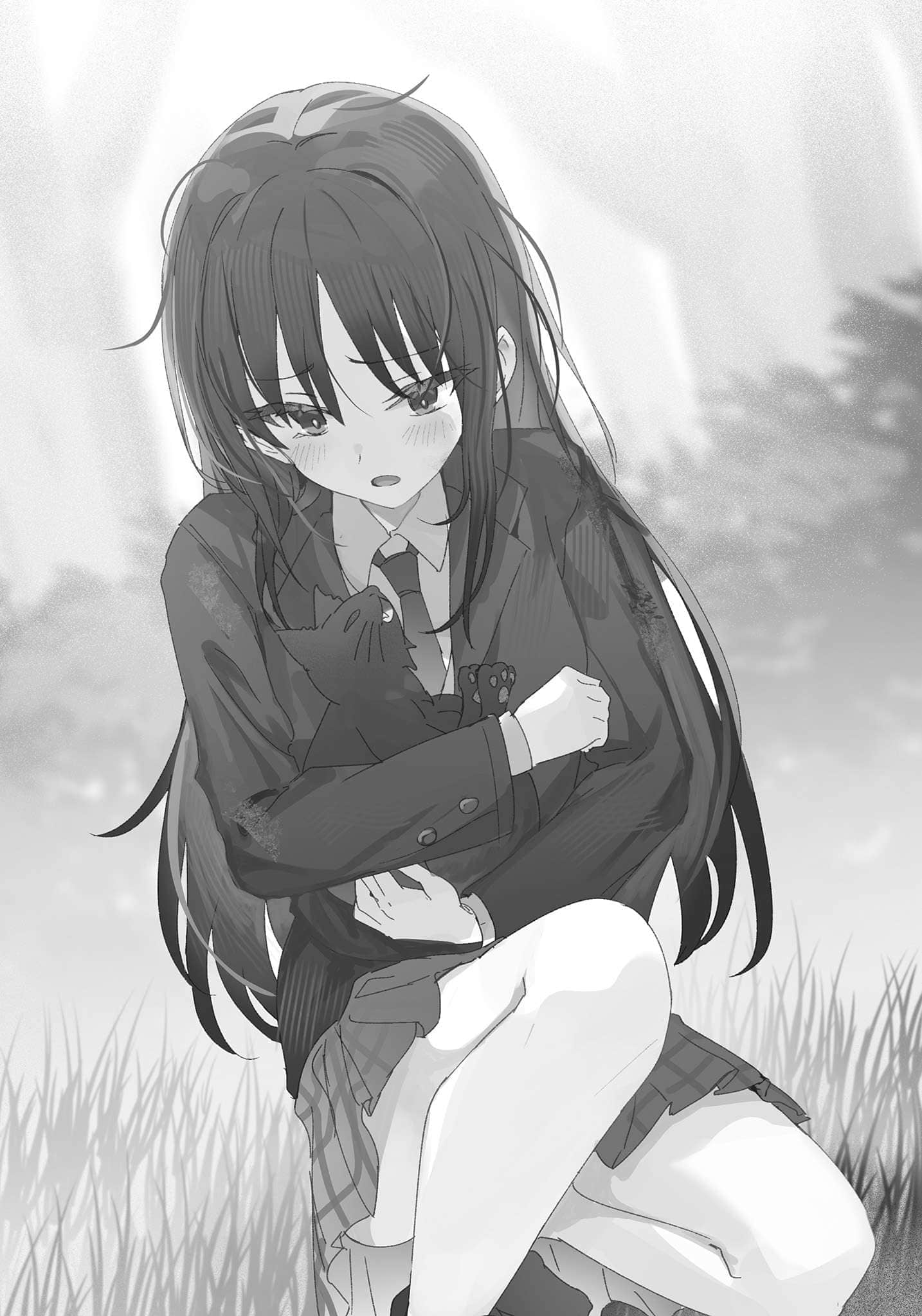 《對戀愛中的少女傳達愛意，只需三十一字就足夠！》2 四句插圖（1）