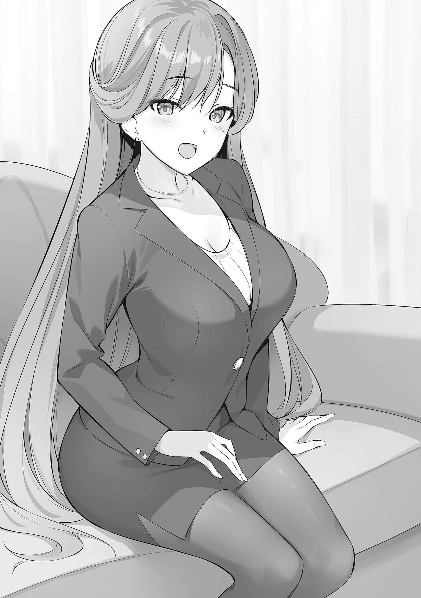 好友的妹妹似乎愿意协助我创作成人小说小说插图（73）