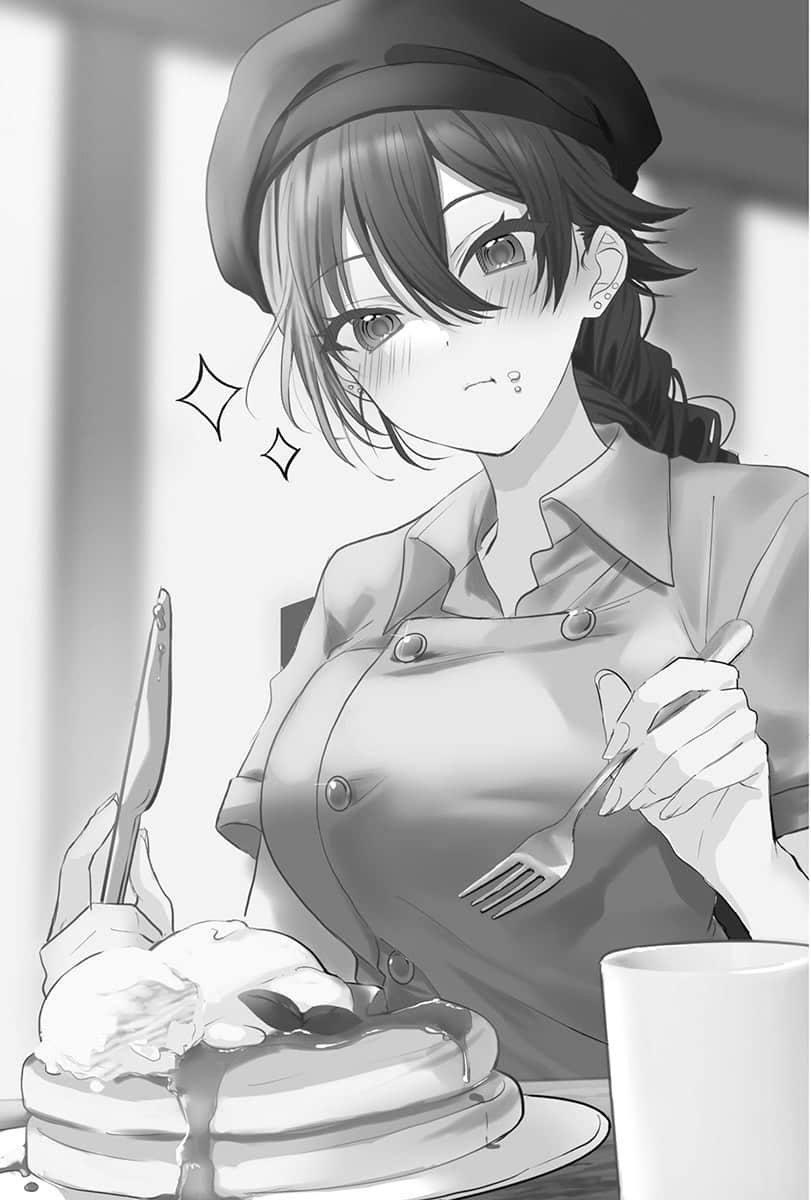 《鄰座的不良少女清水同學染黑了頭髮》3 第二章 與清水同學一起打工插圖（1）