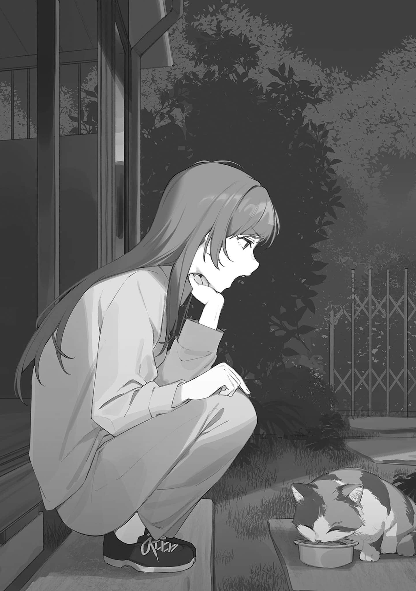 《青梅竹馬喵喵叫着，將裙下風光…》web版 作品相關插圖（14）