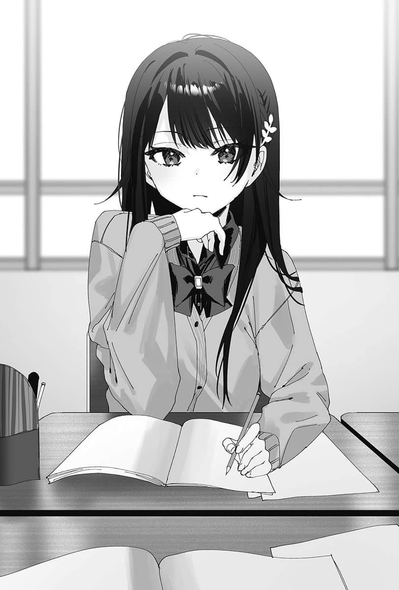 《其實是繼妹。～總覺得剛來的繼弟很黏我～》4 第5話「其實我要跟同班同學開讀書會了……」插圖（1）