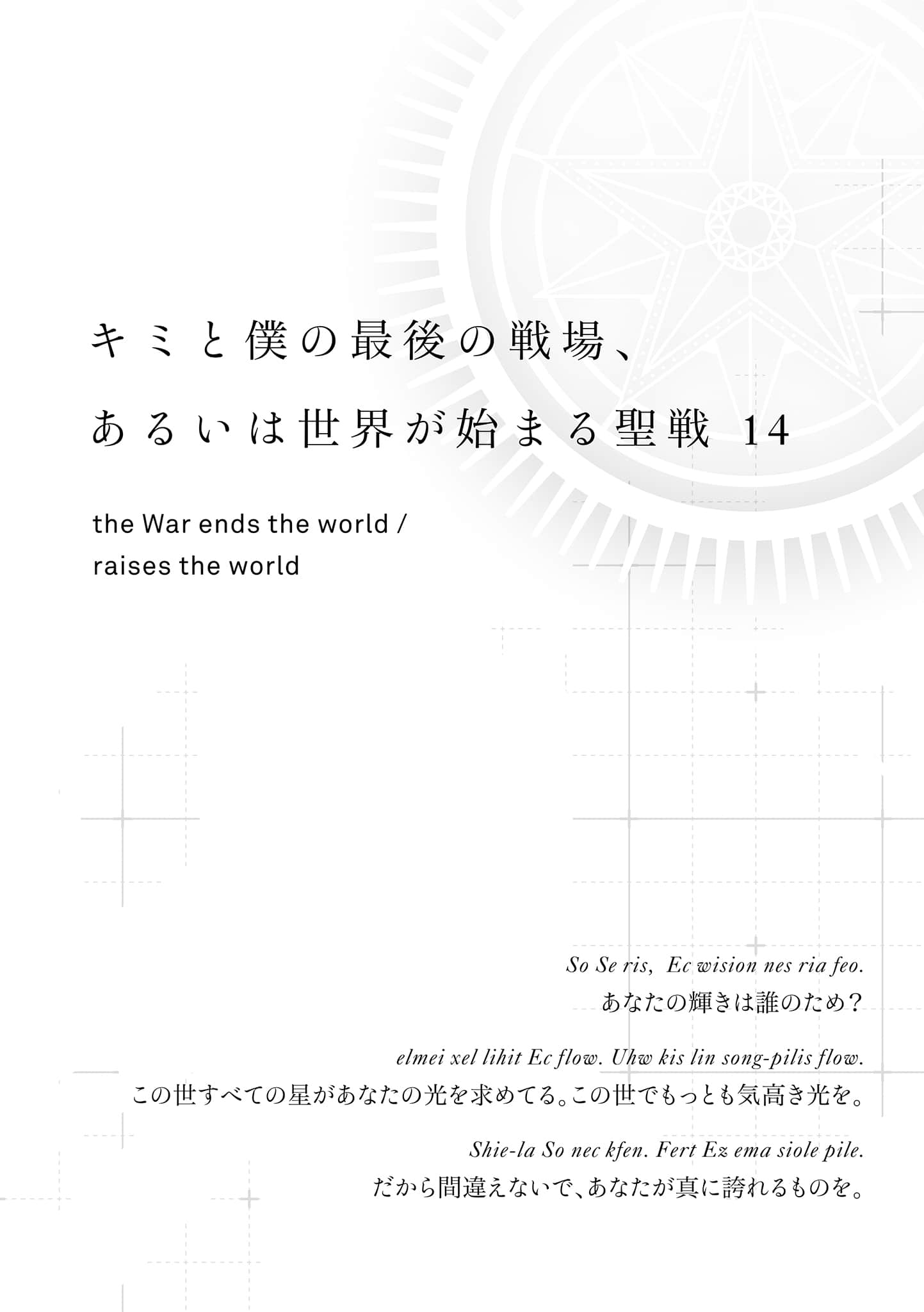 这是你与我的最后战场，或是开创世界的圣战小说插图（205）