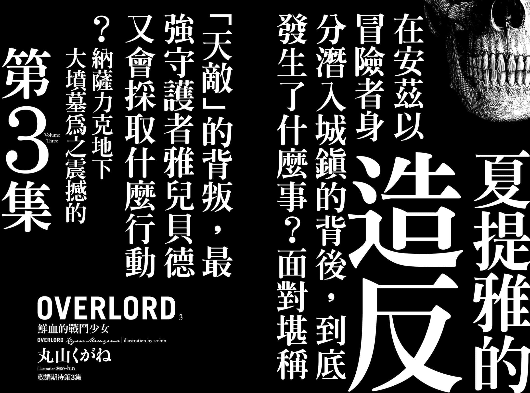 《OVERLORD不死者之王》2 黑暗戰士 後記插圖（2）