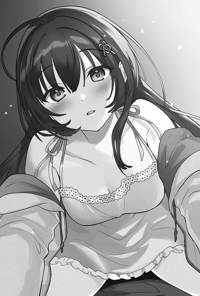 【好消息】我的不起眼未婚妻在家有够可爱。小说插图（12）