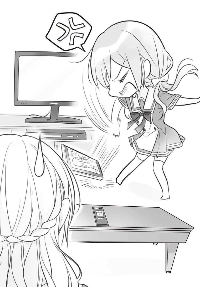 让声称女性之间不可能的女孩，在百日内彻底沦陷的百合故事。小说插图（18）