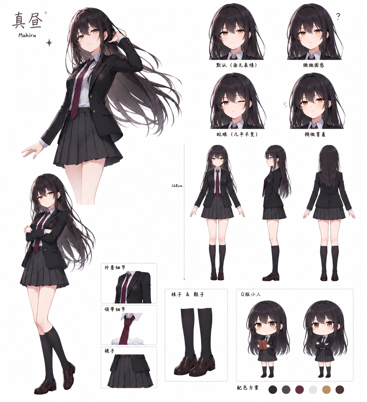 《镜本无心》1 人设图插图（2）