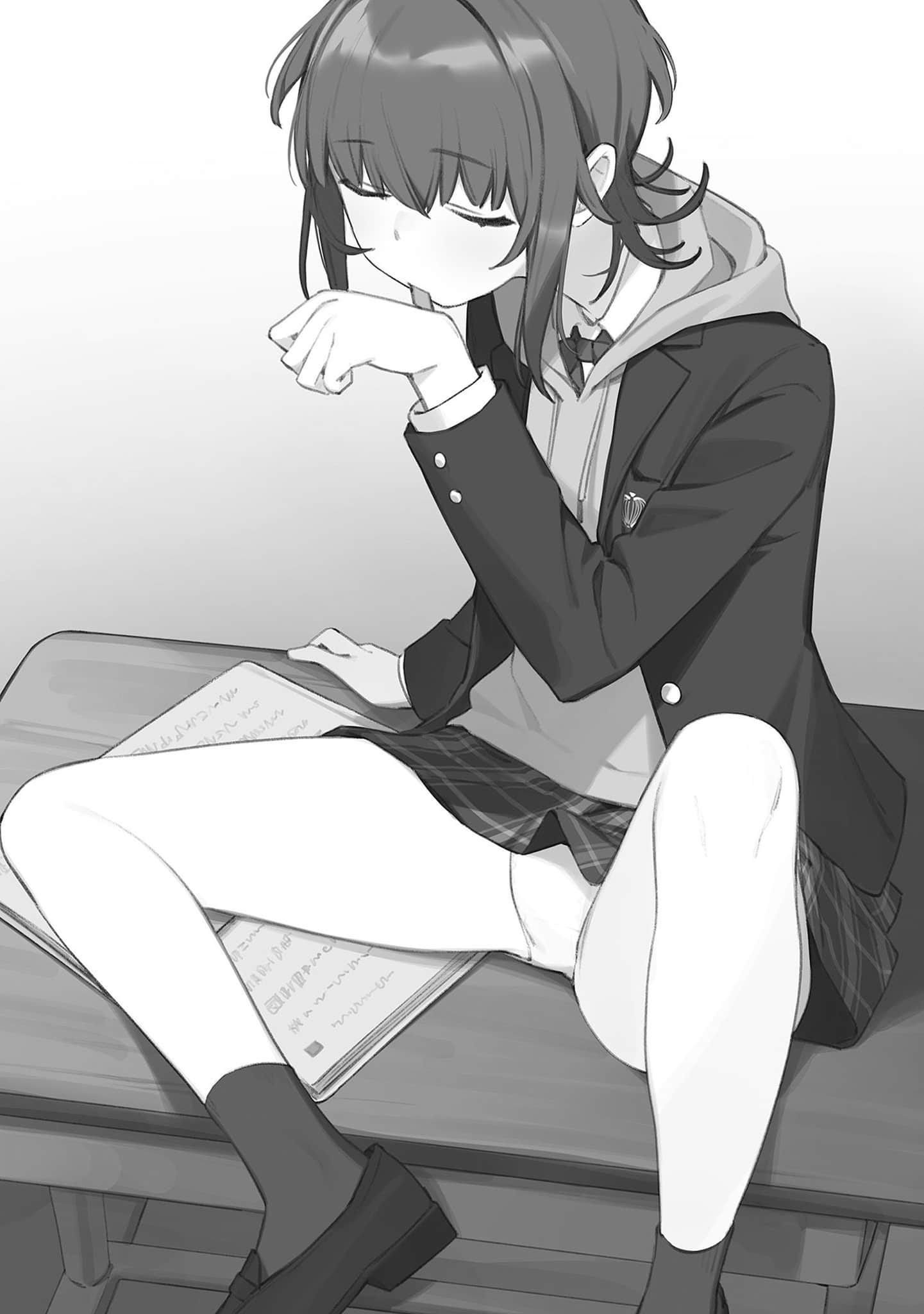《青梅竹馬喵喵叫着，將裙下風光…》web版 作品相關插圖（10）