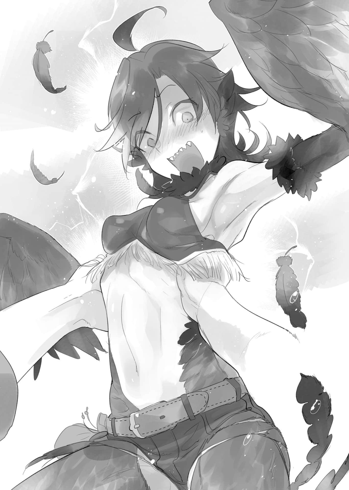 《魔物娘的医生》2 案例2 不会飞的哈比插图（1）