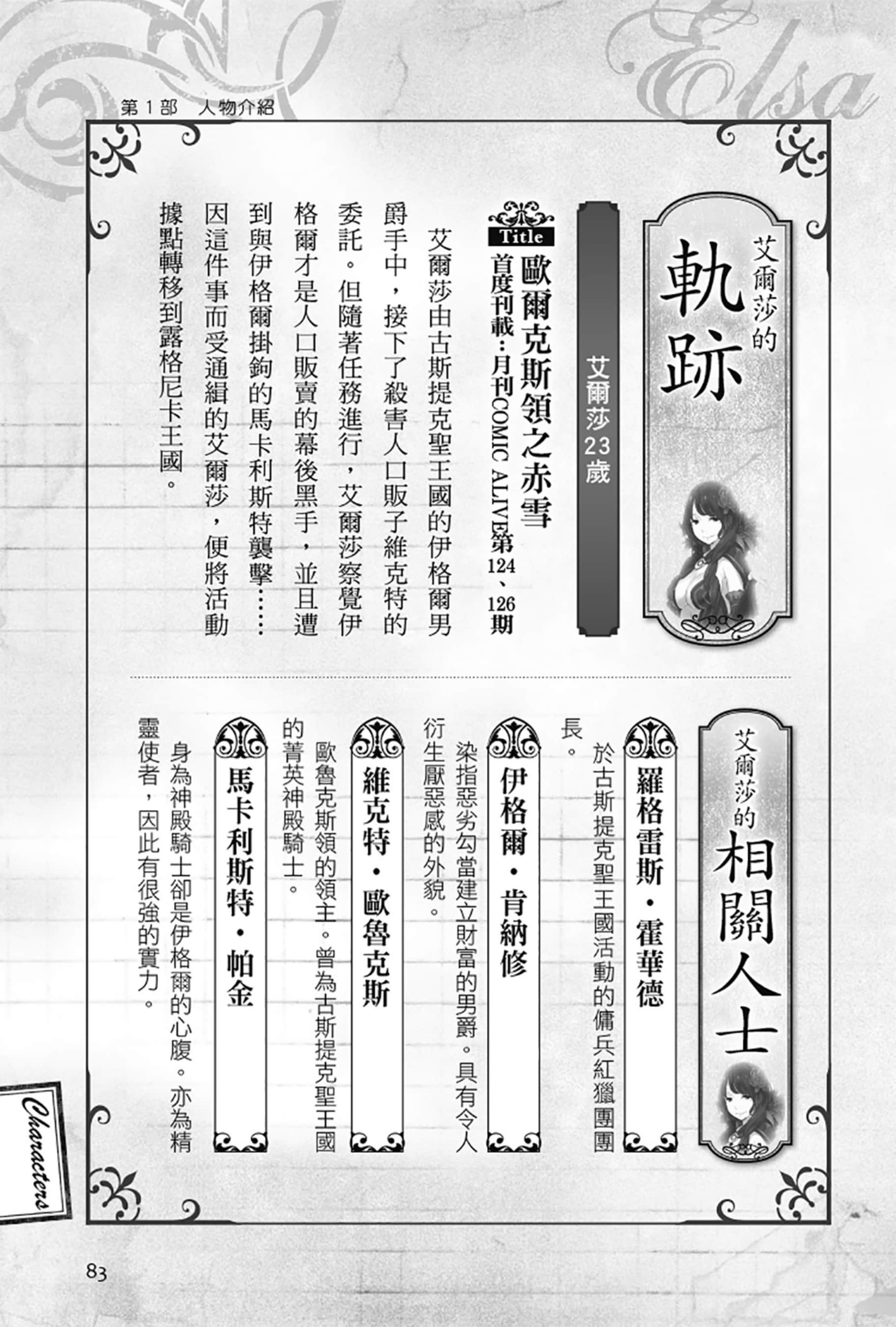 《Re:從零開始的異世界生活》Re:zeropedia 公式書 第１部 人物介紹 ④插圖（5）