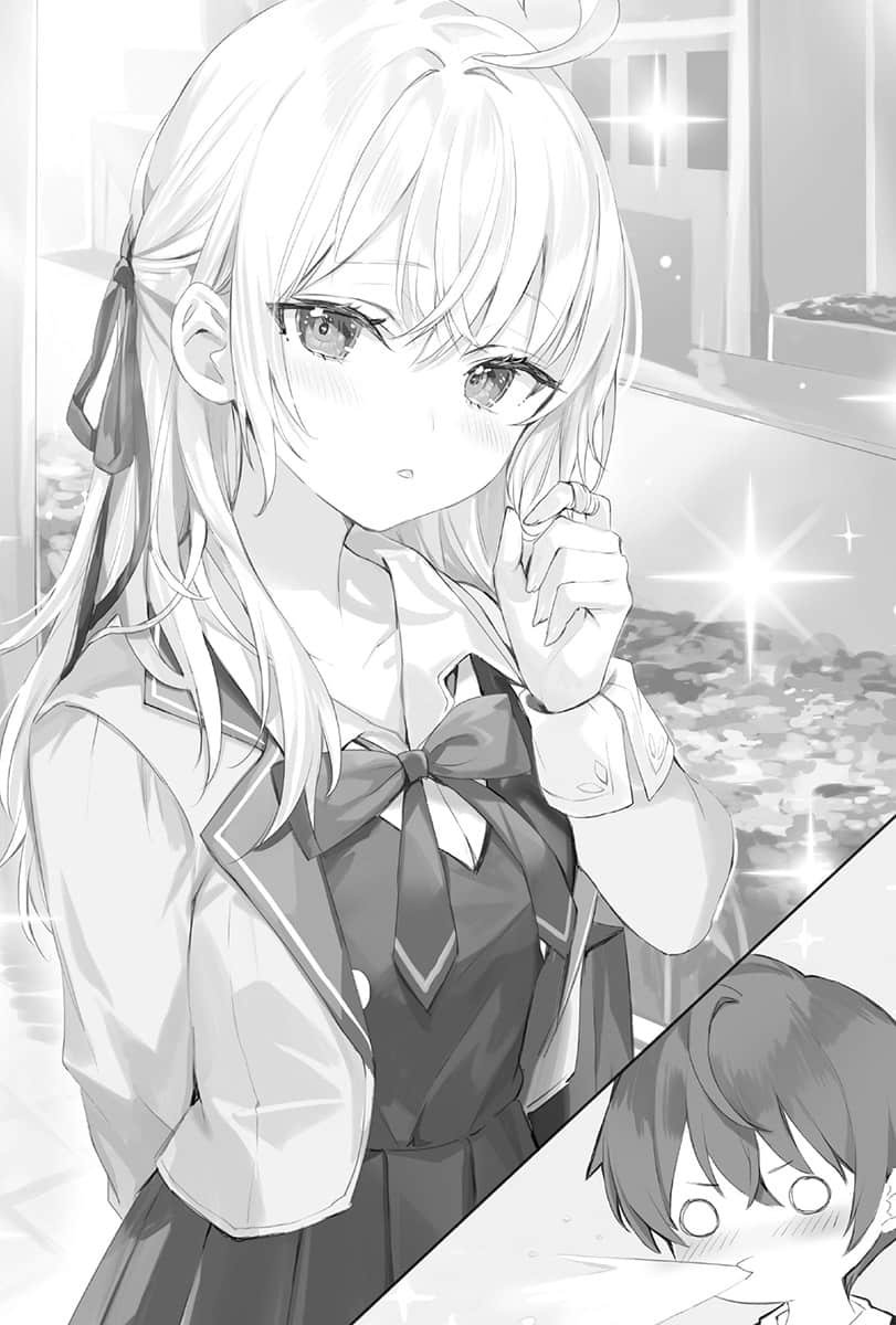《不時輕聲地以俄語遮羞的鄰座艾莉同學》3 插圖（10）