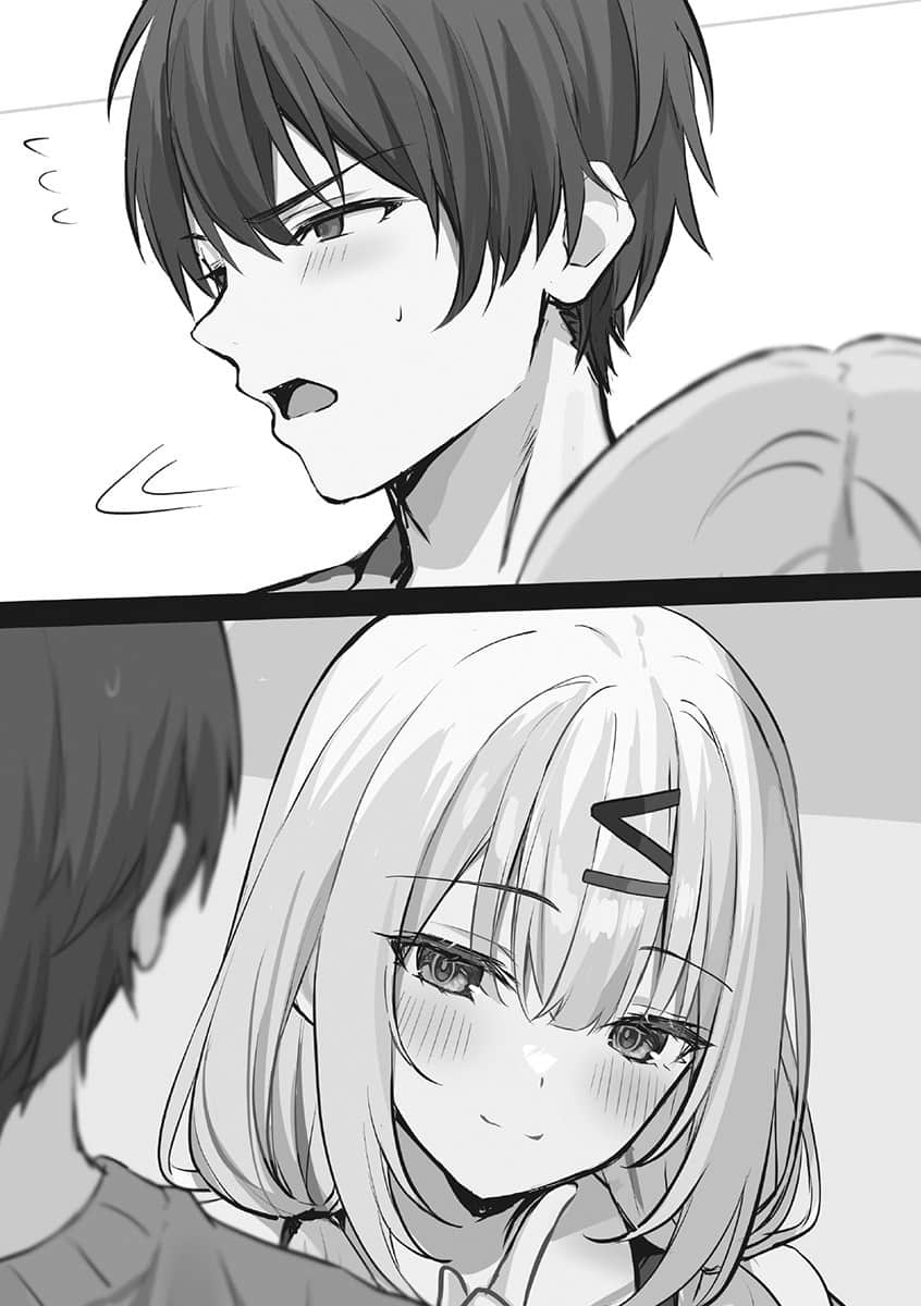 《被坐在后面的辣妹喜欢上，我快要没辙了。》1 尾声插图（1）