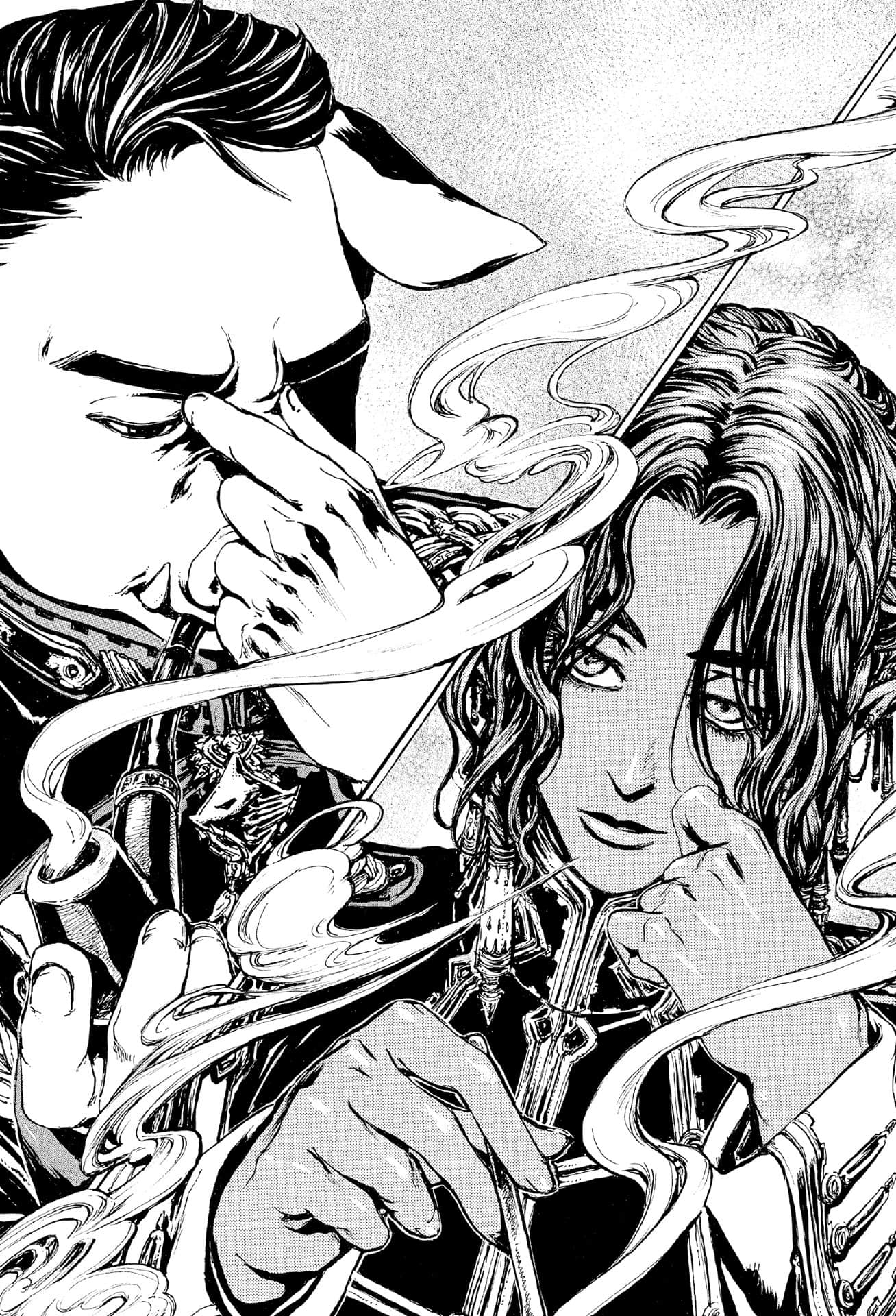 《奧爾森王國史 ～野蠻的獸人之國如何燒燬和平的精靈之國～》1 第六章 安法岡利亞旅團插圖（1）