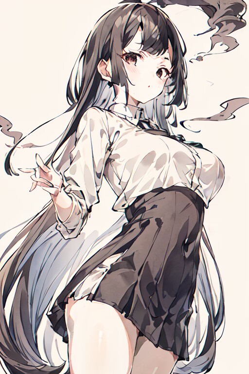那个在三楼逃生楼梯吸烟的女生小说插图（2）