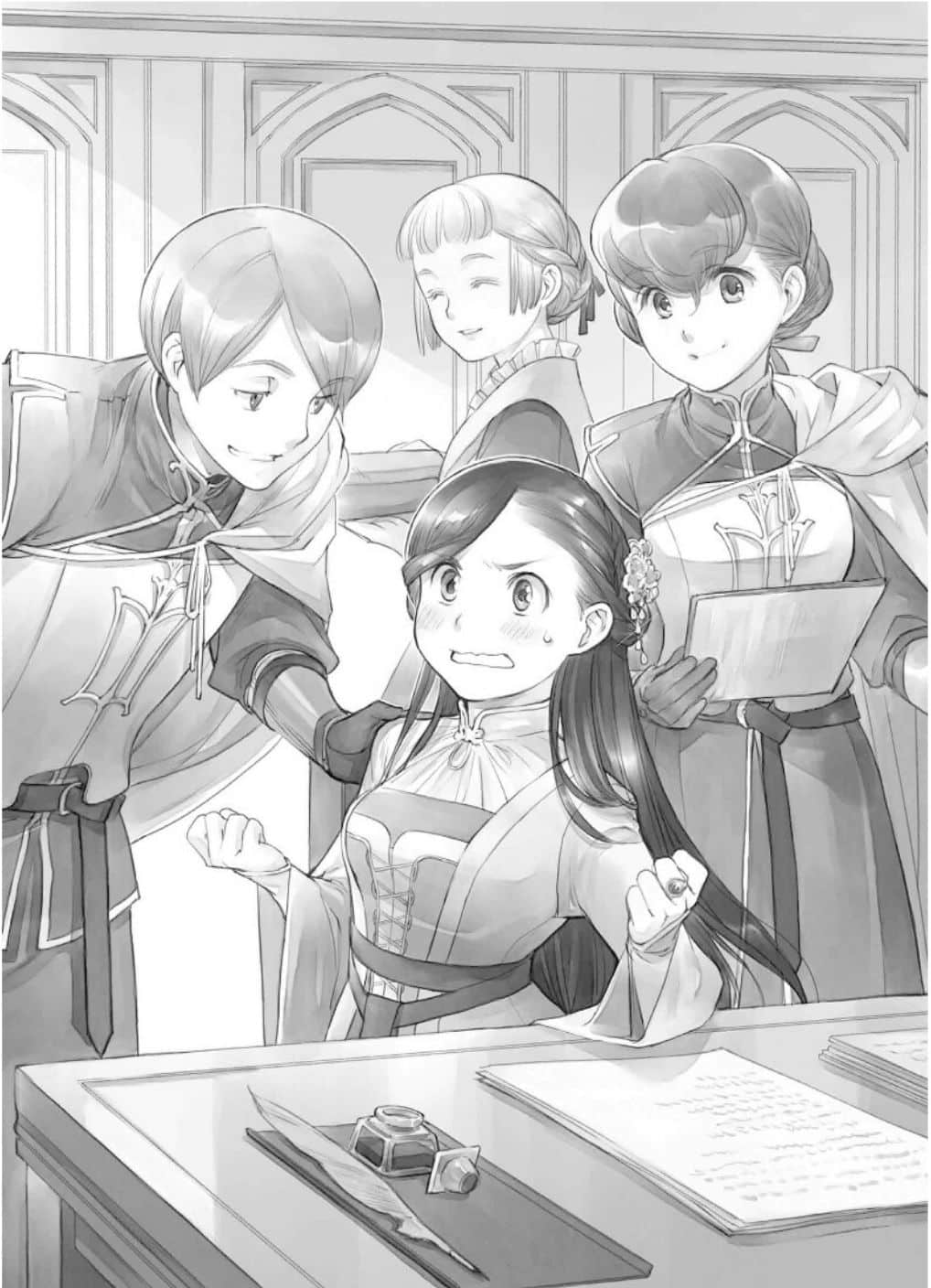 《小书痴的下克上 ～为了成为图书管理员不择手段～》5 女神的化身Ⅻ 因特维库仑插图（1）