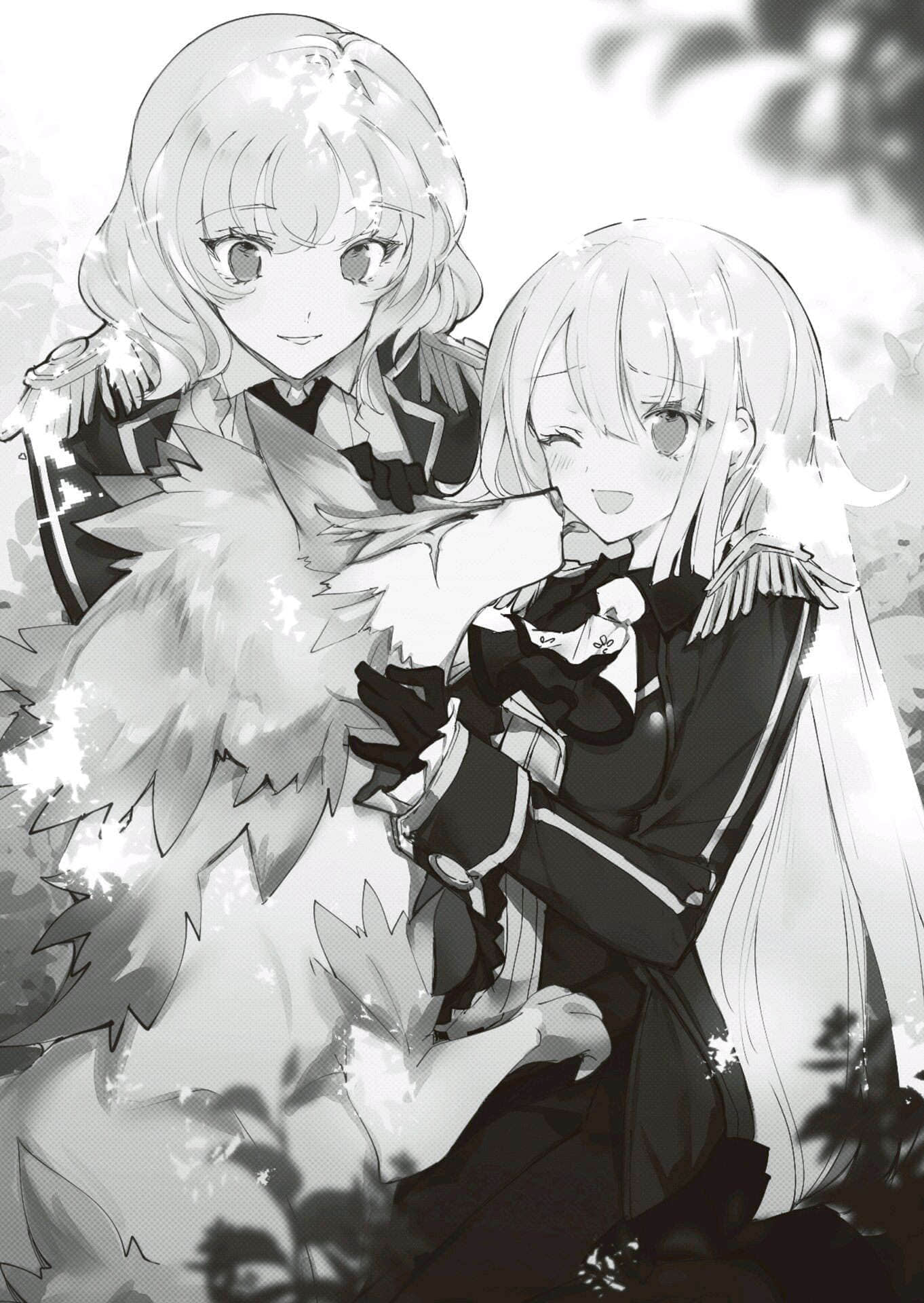 《被死神抚养的少女怀抱漆黑之剑》4 第四章 初战插图（1）