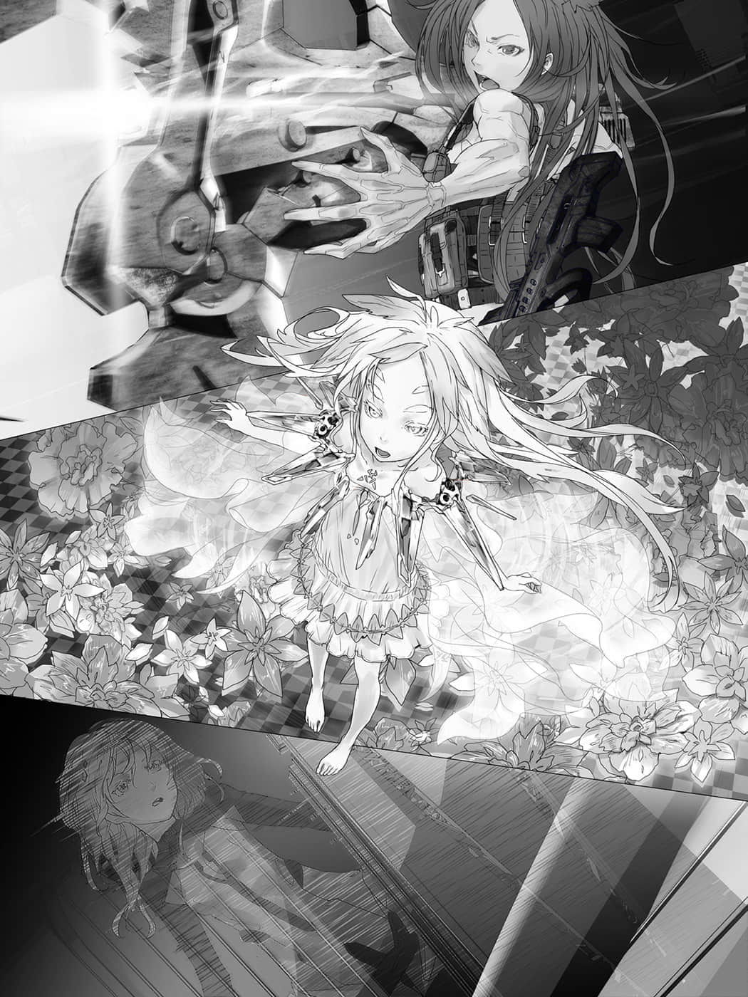 《BEATLESS─沒有心跳的少女─》1〈上〉 Phase 4「automatic world」插圖（1）