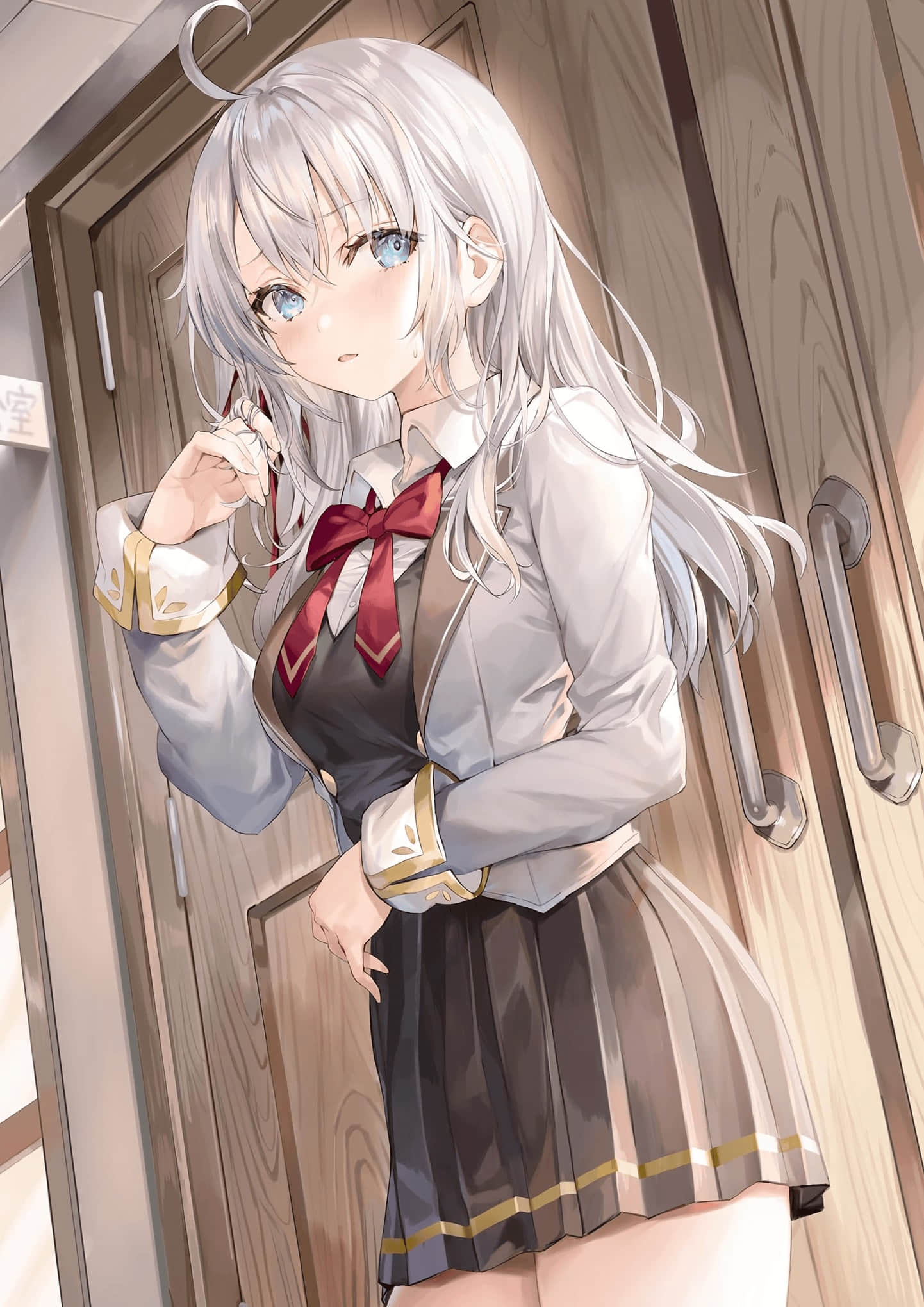 《不时轻声地以俄语遮羞的邻座艾莉同学》ももこ画集 原作小说彩S插画集锦插图（8）