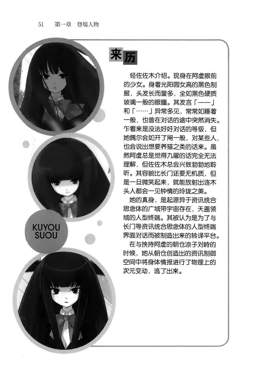 《凉宫春日系列》OFFICAL FANBOOK 凉宫春日的观测 第一章 登场人物插图（45）
