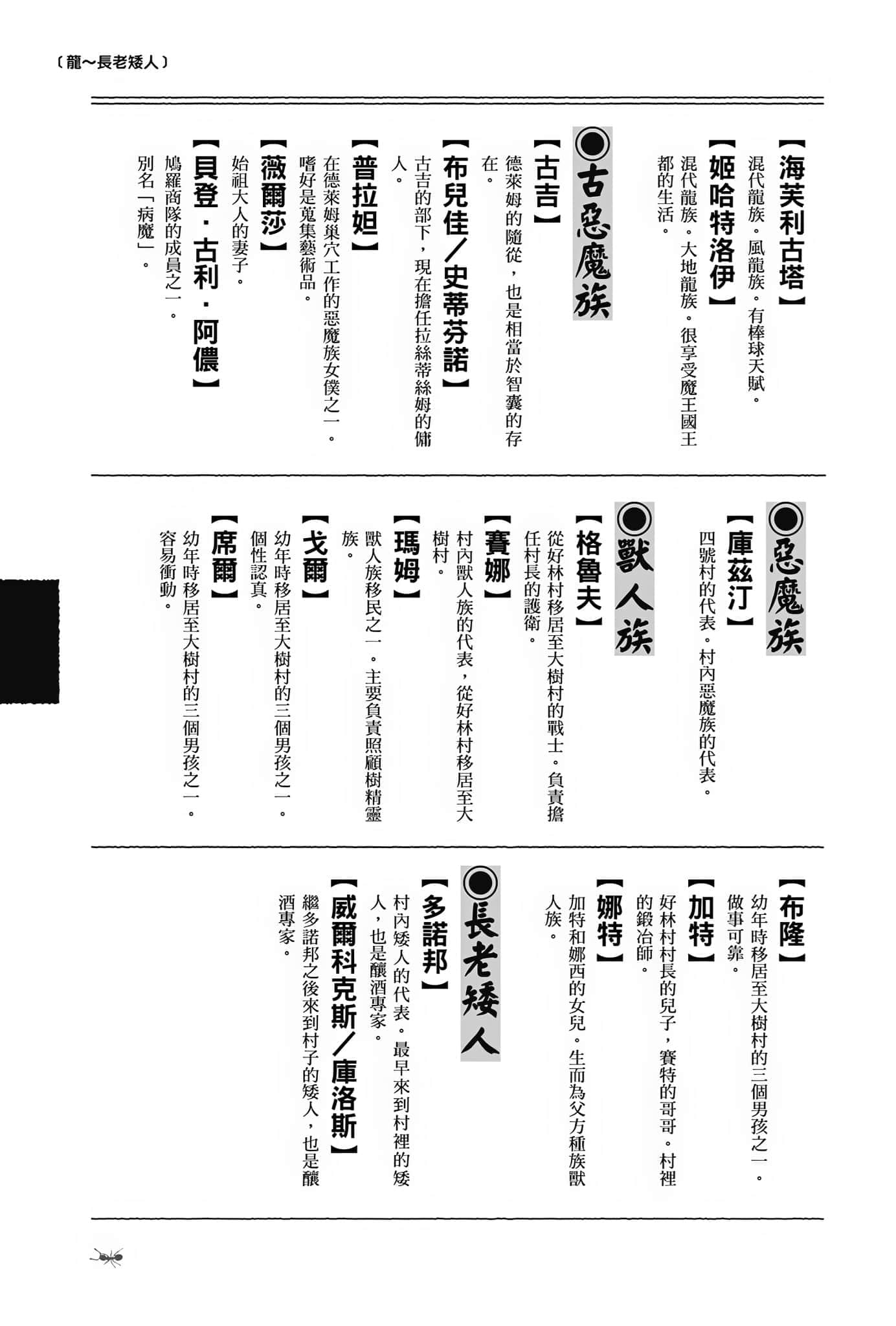 《異世界悠閒農家》17 登場人物辭典插圖（5）