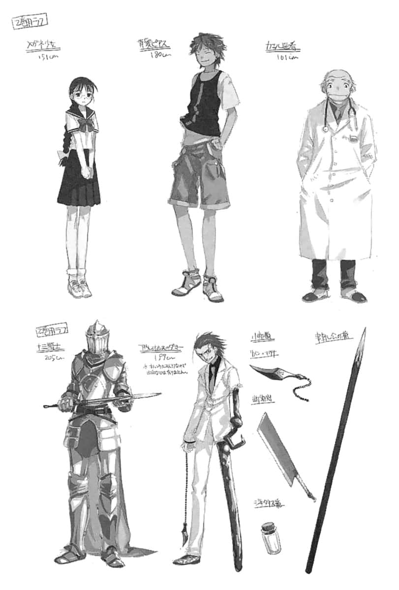 《魔法禁书目录》8 插画设定插图（10）