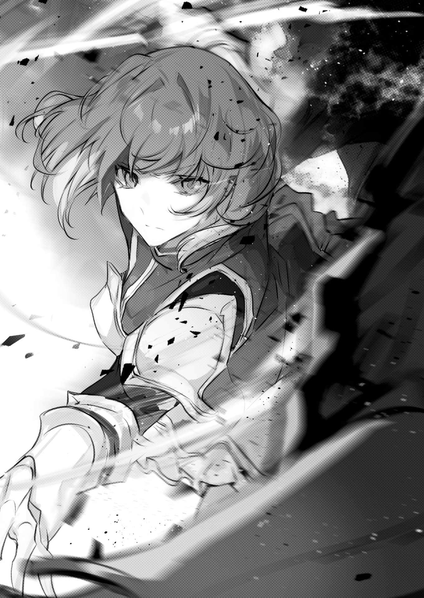 《被死神抚养的少女怀抱漆黑之剑》2 第四章 英雄与骑士插图（1）