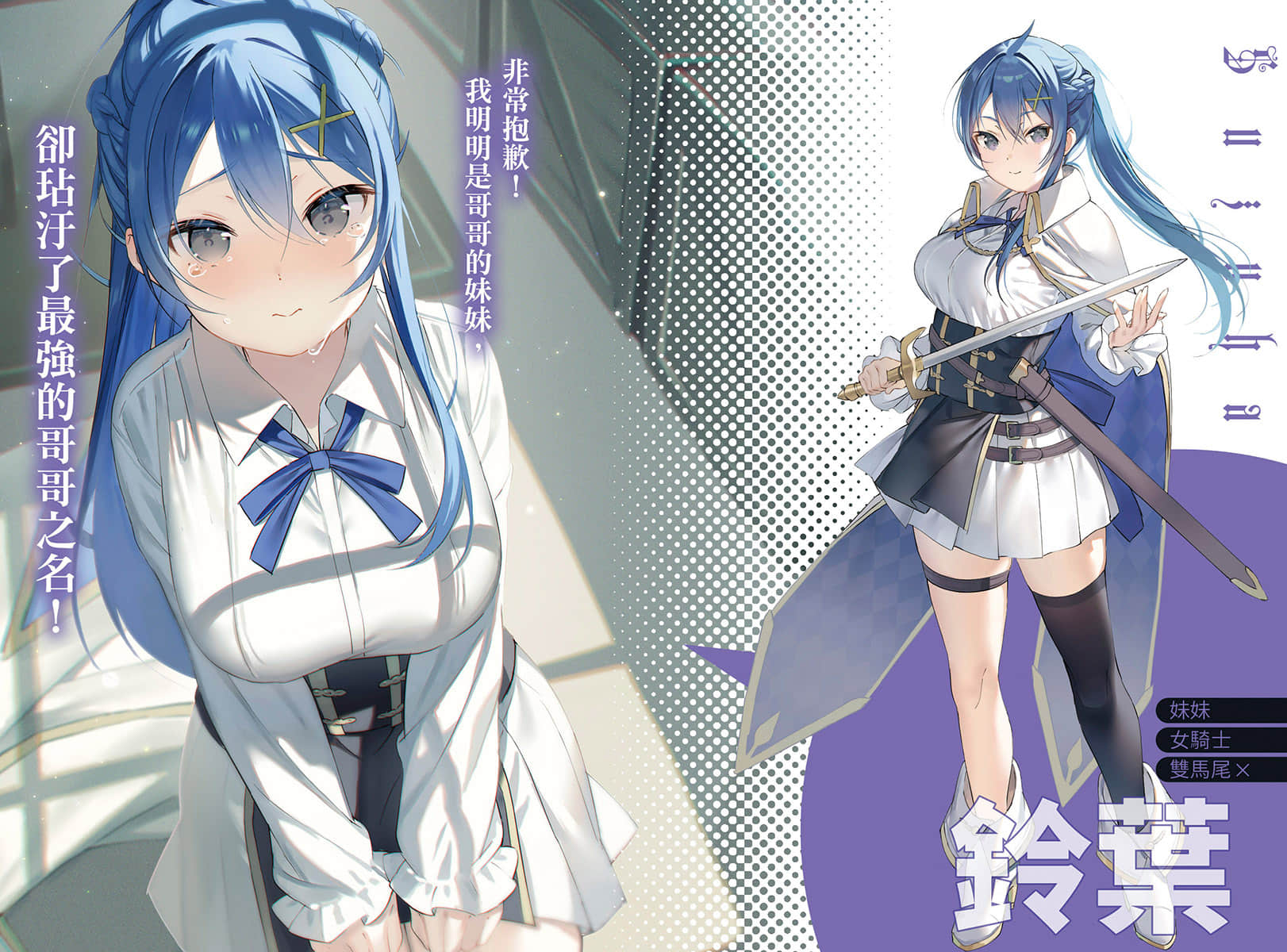 《妹妹進入女騎士學園就讀，不知爲何成爲救國英雄的人竟是我。》1 插圖（3）