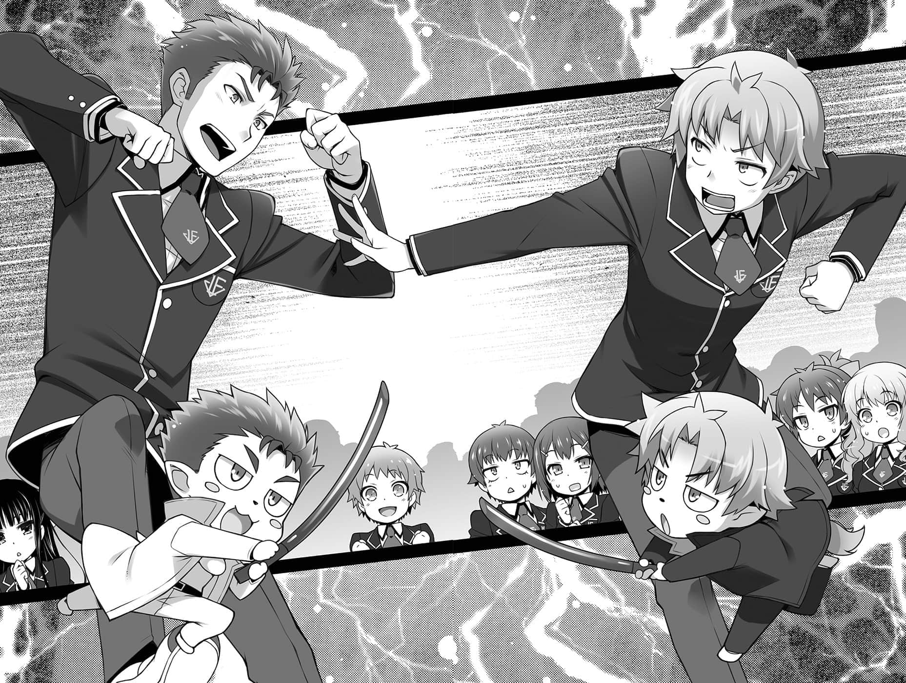 《笨蛋，測驗，召喚獸》12.5 然後是春天───插圖（1）