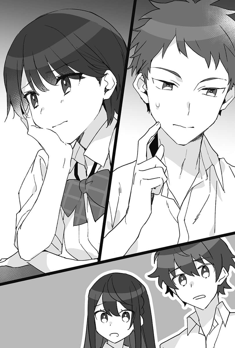 《轉學後班上的清純可愛美少女，竟是小時候玩在一起的哥兒們》6 第2話 誤會的兩人插圖（1）