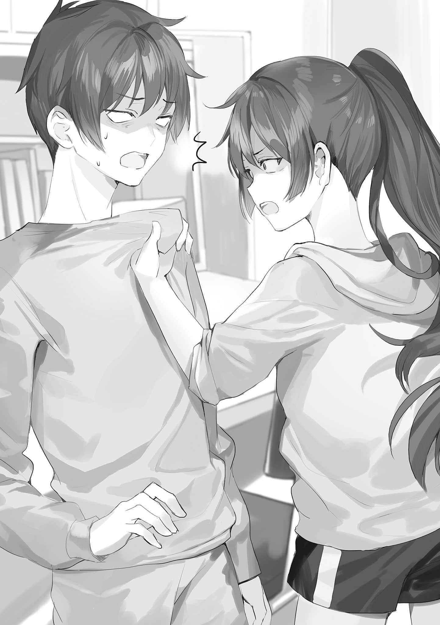 《不时轻声地以俄语遮羞的邻座艾莉同学》1 第5话 住手!不要为了我争吵!插图(1)