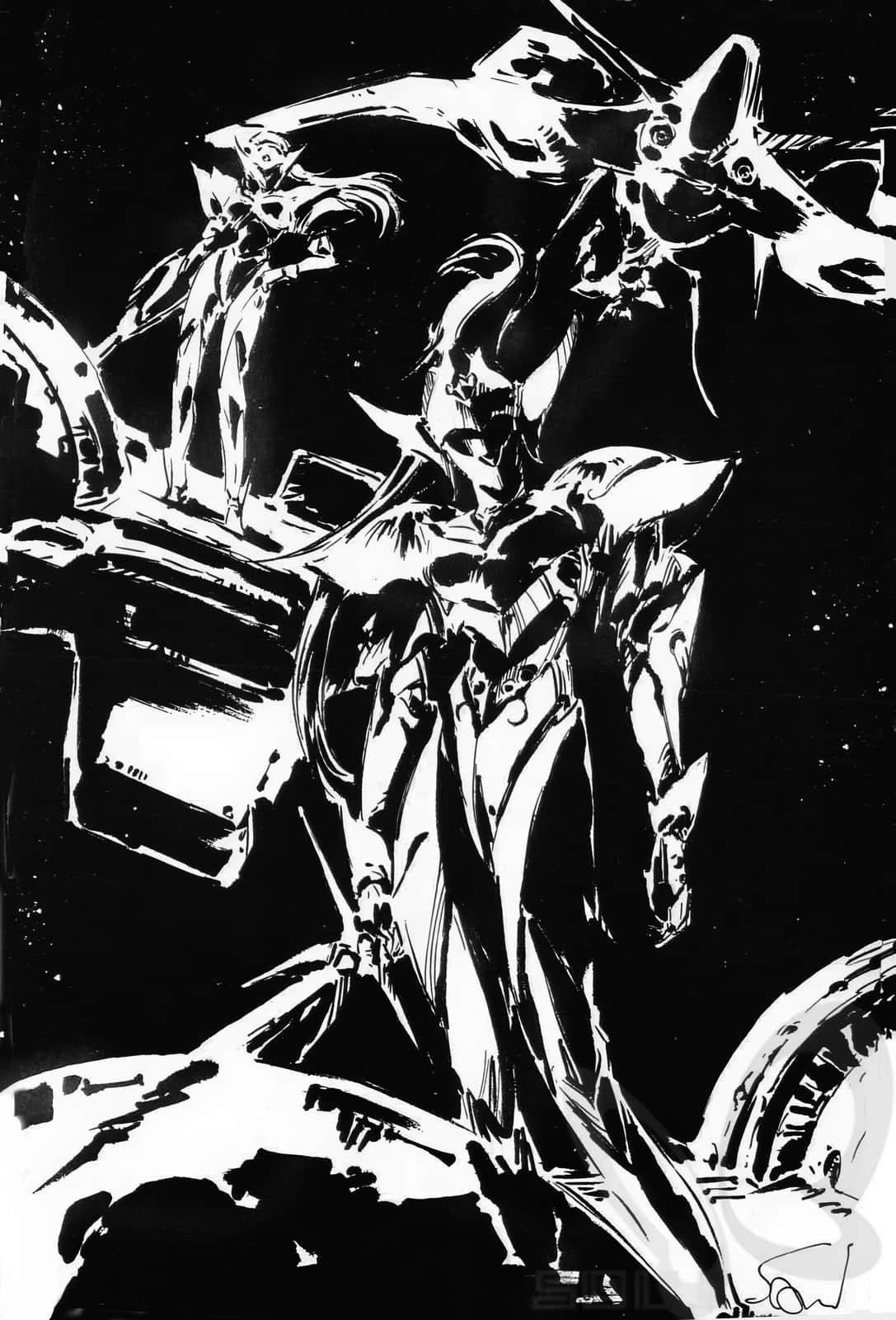 《宇宙骑士铁加曼BLADEⅡ 水晶宫的少女》全一册 第一话 第四次拉达姆战役插图（2）