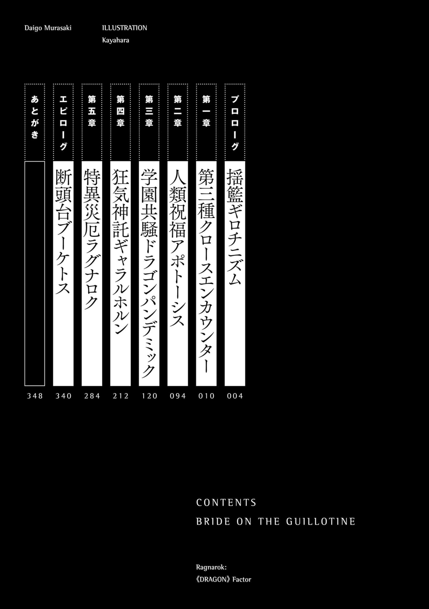 断头台上的新娘，毁灭世界的不平凡龙姬小说插图（2）