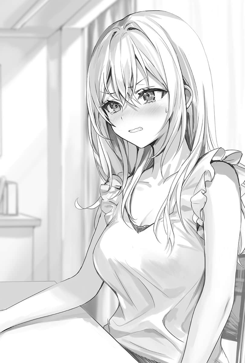 《不时轻声地以俄语遮羞的邻座艾莉同学》5 第3话 搞不懂想要拿腋下做什么插图（1）