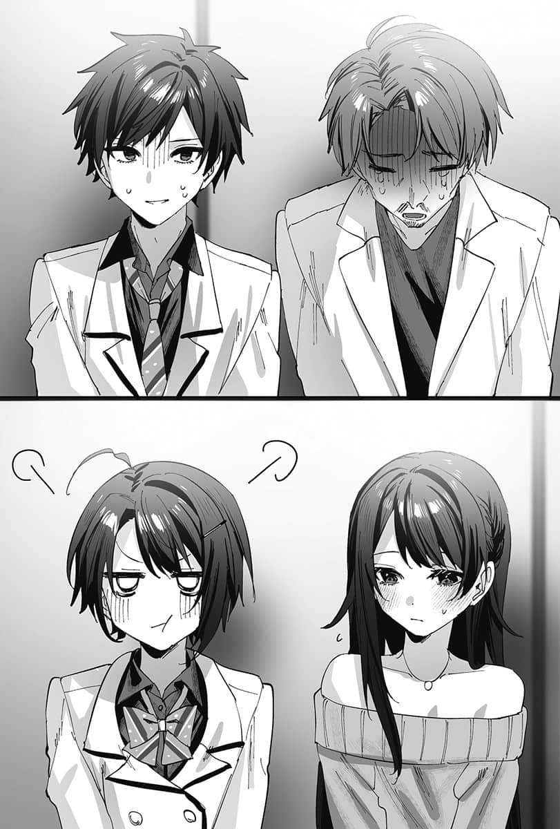 《其實是繼妹。～總覺得剛來的繼弟很黏我～》5 第9話「其實我和繼妹被捲進有點麻煩的事……真相大白！」插圖（1）