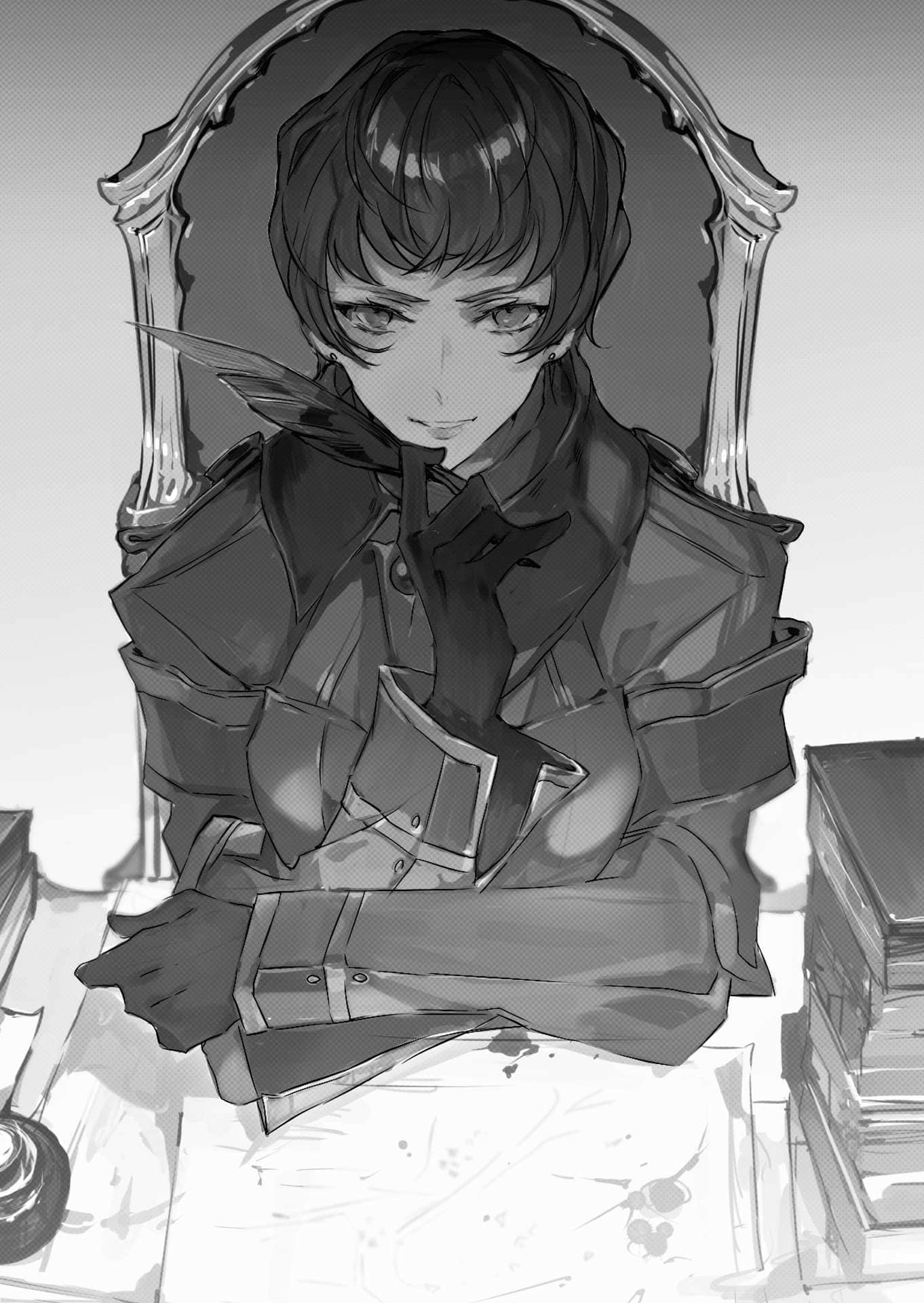 被死神抚养的少女怀抱漆黑之剑小说插图（40）