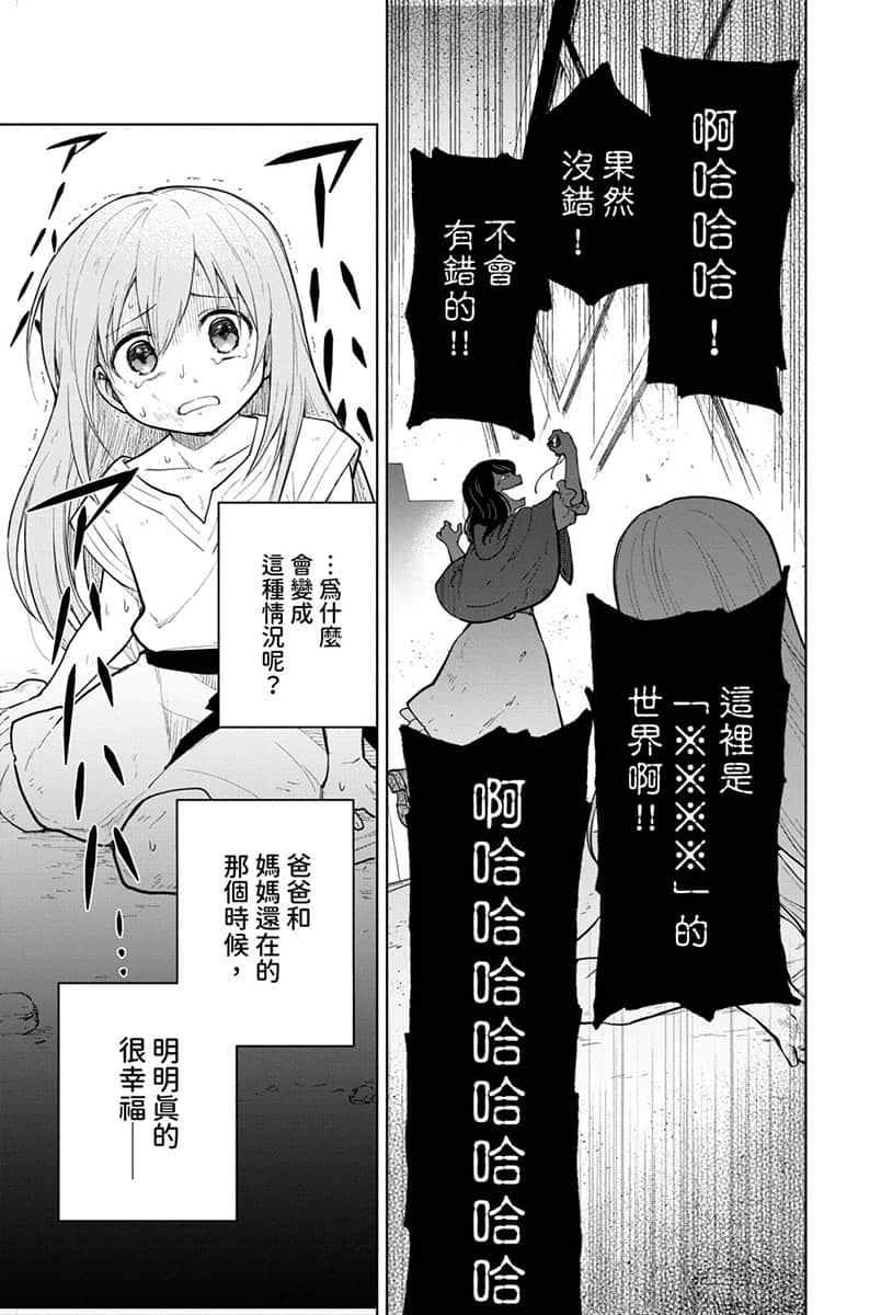 《身爲女性向遊戲的女主角挑戰最強生存劇》Ⅱ 第一部 流浪篇 殺戮的灰姑娘 漫畫版第1話 ①插圖（4）