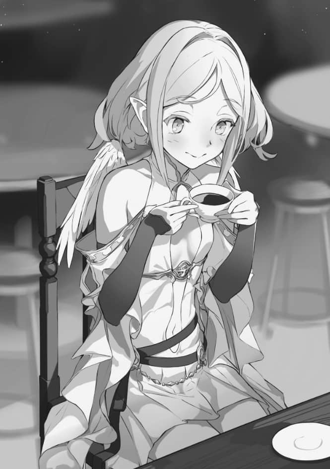 《放学后，到异世界咖啡厅喝杯咖啡》4 2「咖啡与烟与哼歌」插图（1）