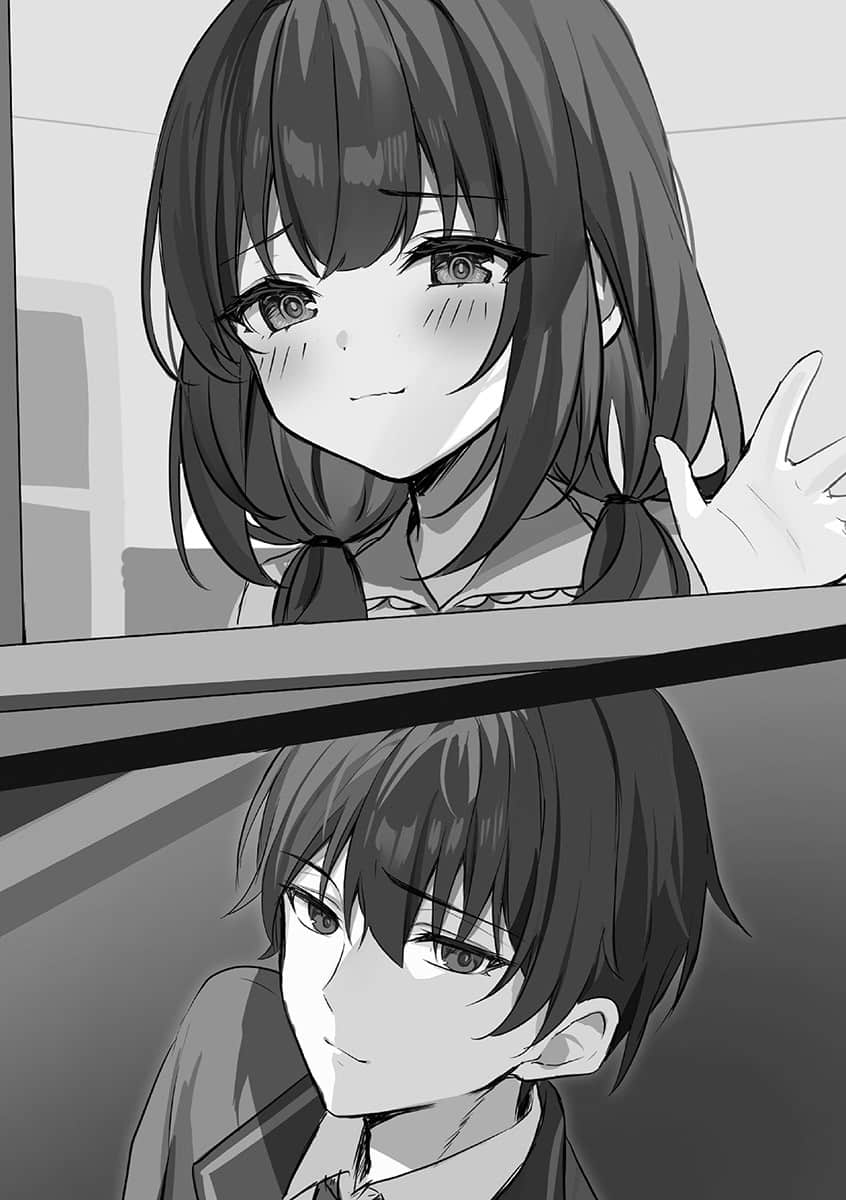 《被坐在后面的辣妹喜欢上，我快要没辙了。》2 插图（10）