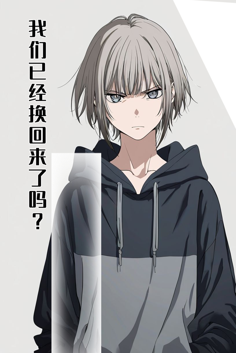 《与攻陷了无数女生的海王交换了身体》4 封面插画插图（3）