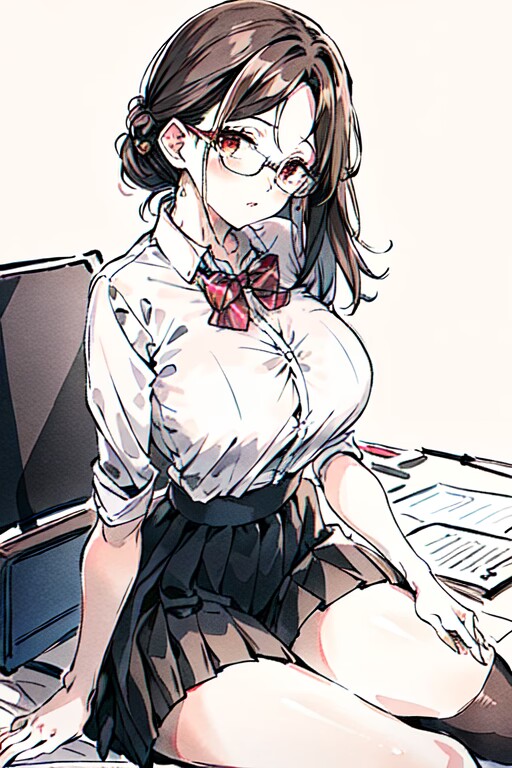 《橘色屋檐下的妹妹》失戀組3 奈緒 人設樣圖插圖（2）