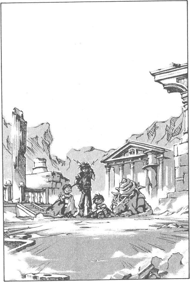 《魔术士奥芬的无赖之旅》短篇集 无谋篇① 你们几个快给老子还钱！ 你怎么不去死一死！插图（1）