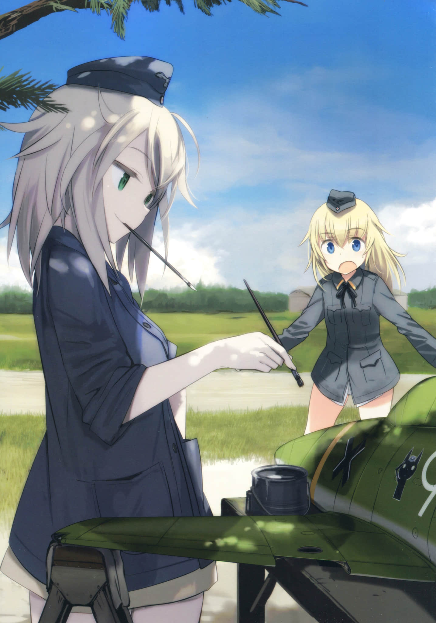 《寂静魔女 索姆斯没人要中队Reboot》画集・设定资料集 帝政カールスラント插图（12）