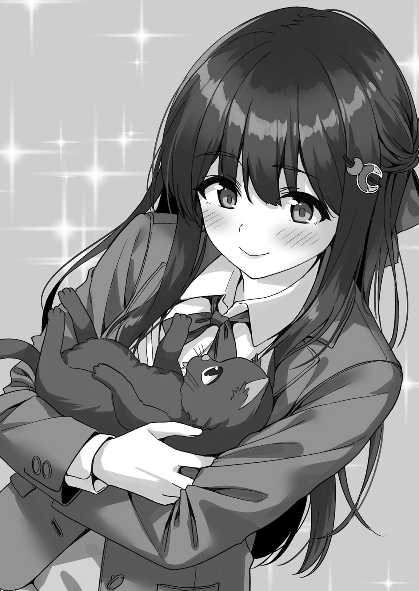 《捡到黑猫后,我家成了两大美少女的聚集地》1 第一章 我与小猫与两大M少N插图(1)