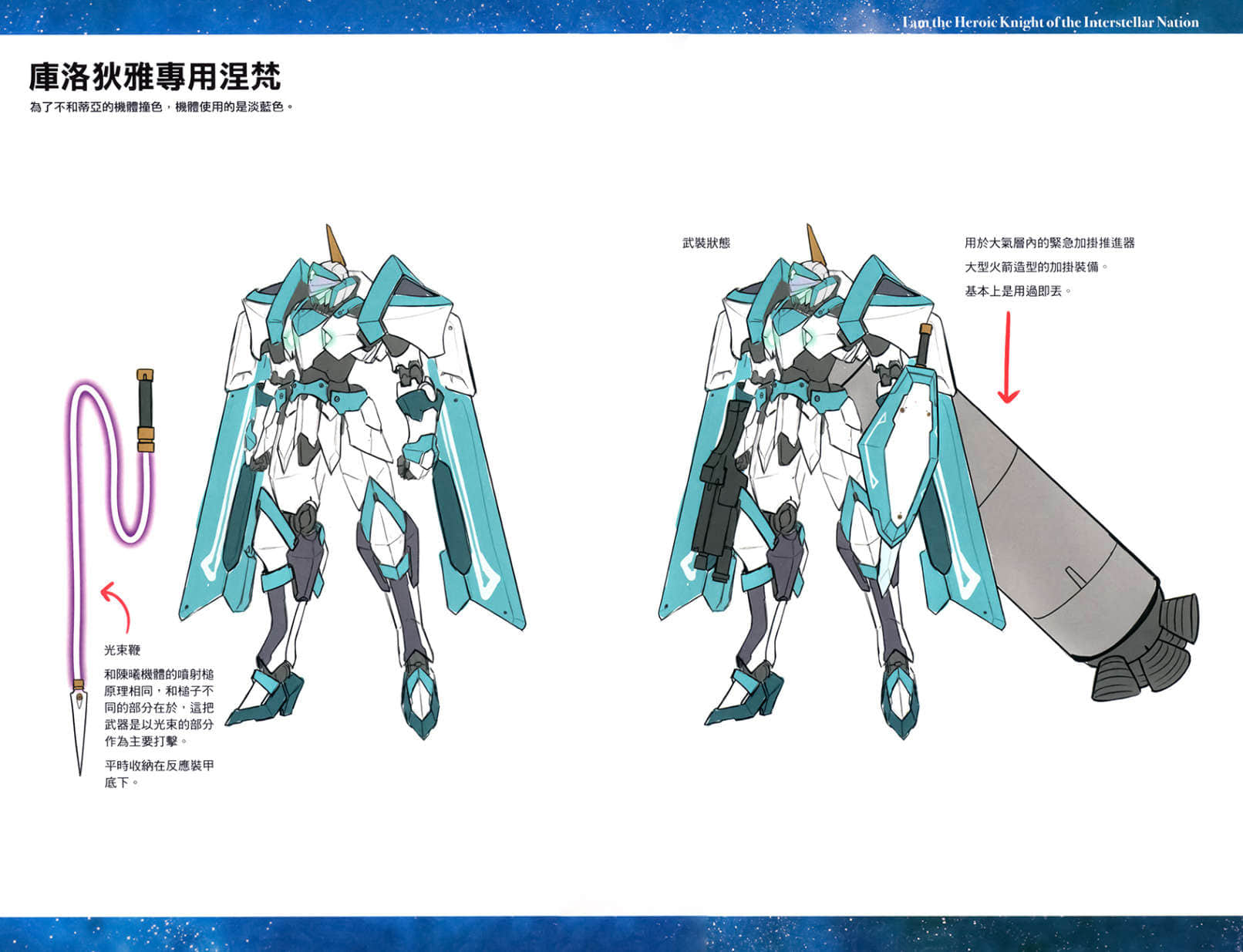 《我是星际国家的英雄骑士！》1 设定资料插图（7）