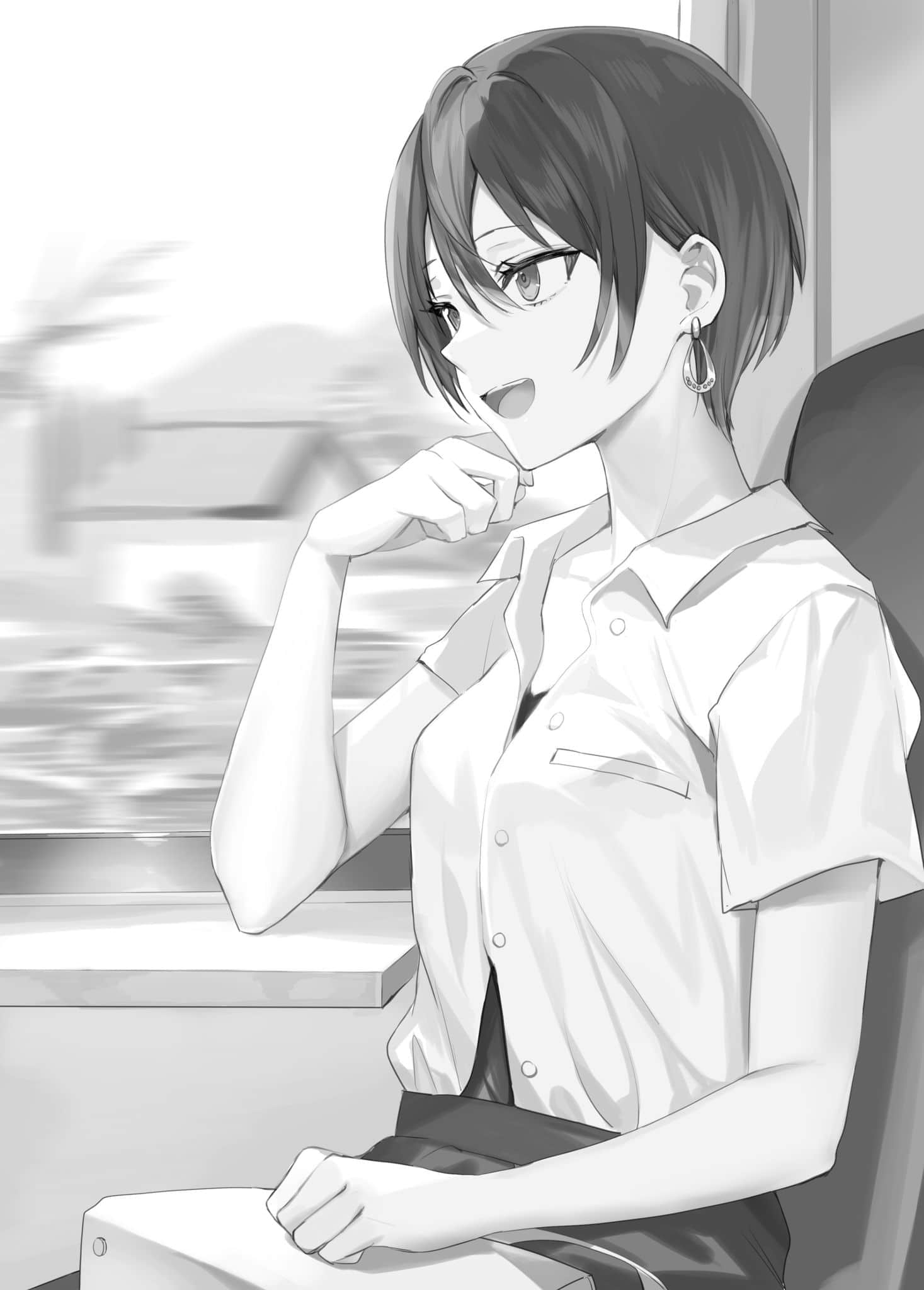 《不时轻声地以俄语遮羞的邻座艾莉同学》4 第4话 不，应该不会这样吧插图（1）