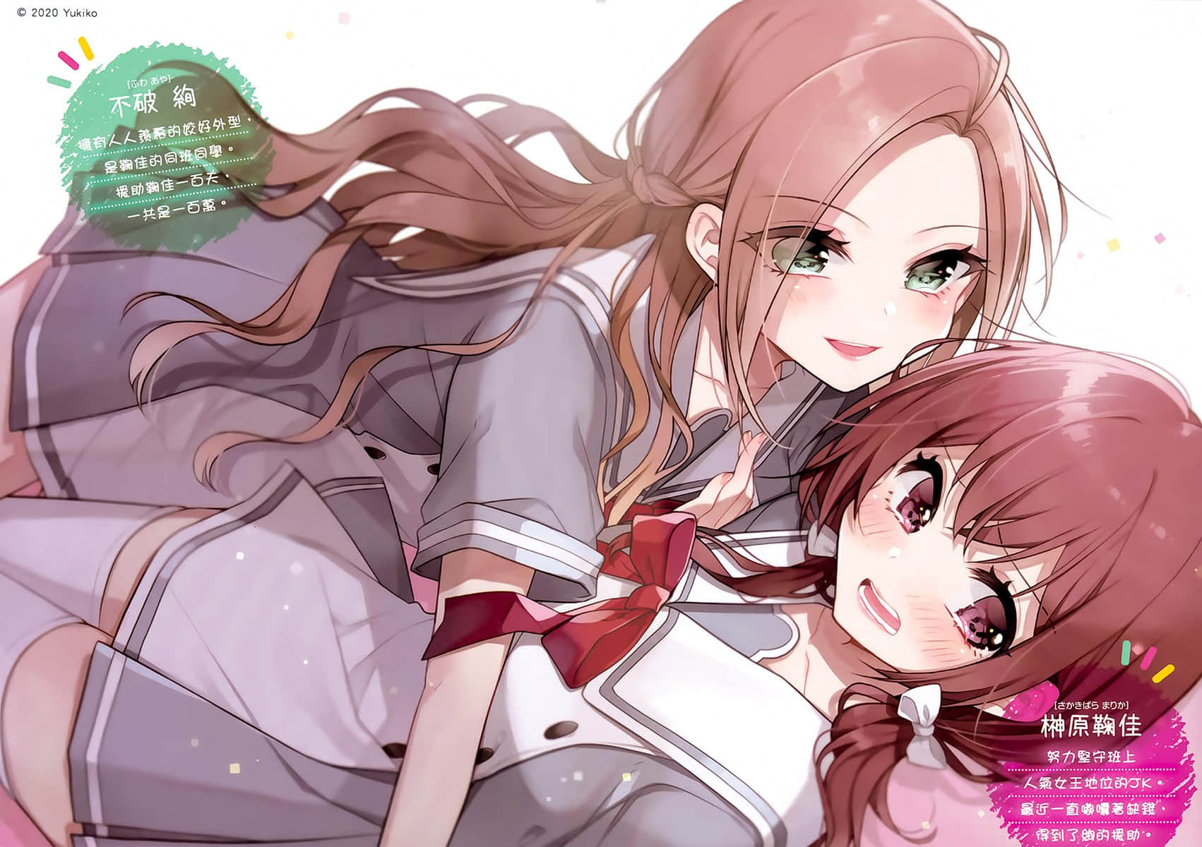 让声称女性之间不可能的女孩，在百日内彻底沦陷的百合故事。小说插图（8）