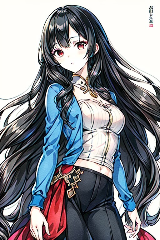 《橘色屋檐下的妹妹》失戀組2 朝子 人設樣圖插圖（2）