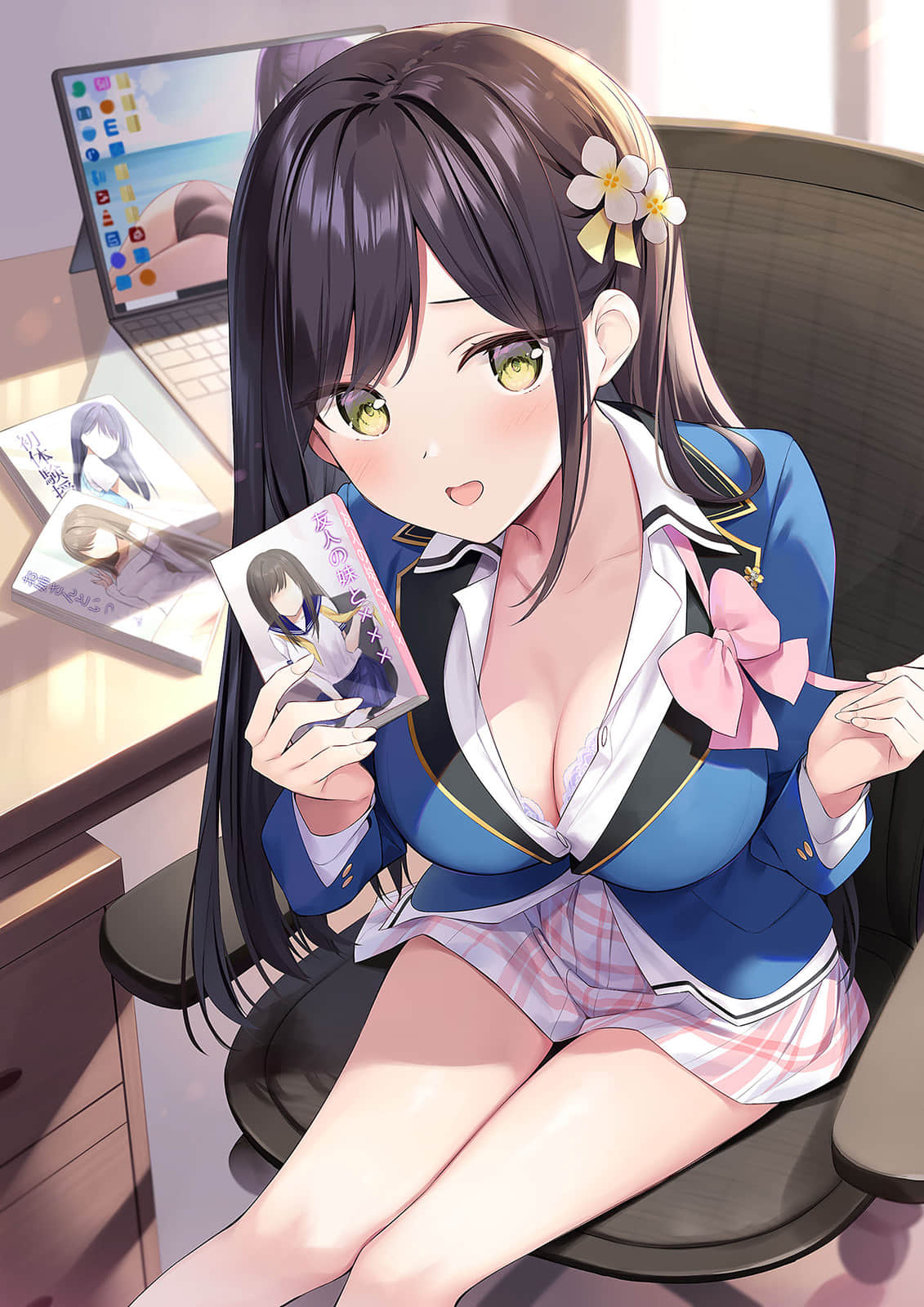 好友的妹妹似乎愿意协助我创作成人小说小说插图（33）